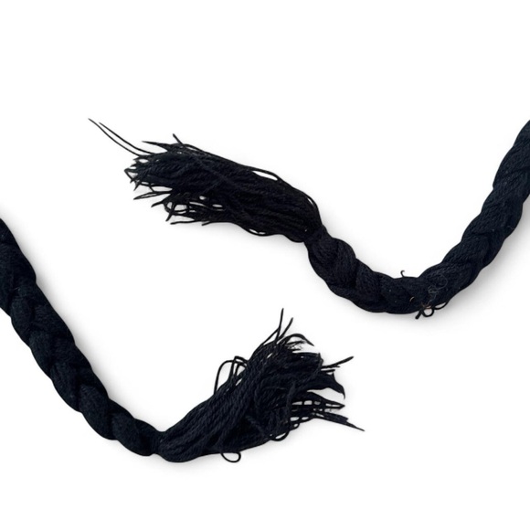 pop Black Pom-Pom Earflap Hat with Bright Pink, Blue, Green and Yellow Pattern - Picture 4 of 8